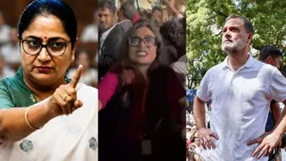 सीएम रेखा गुप्ता ने राहुल गांधी पर साधा निशाना। फोटो: आर्काइव एवं इंटरनेट