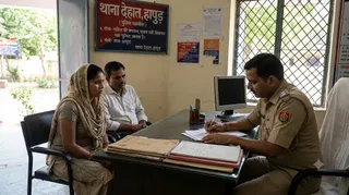 हापुड़ में महिला से छेड़छाड़ और मारपीट ( एआई जेनरेटेड इमेज )