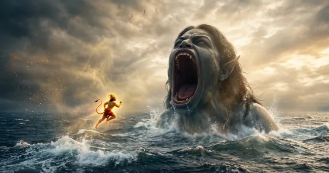 how to handle unnecessary arguments wisdom from lord hanuman encounter with sursa