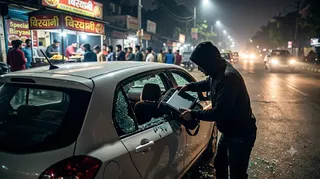 नोएडा में बिरयानी खाने रुके कर्मियों की कार से लैपटॉप चोरी ( एआई जेनरेटेड इमेज )
