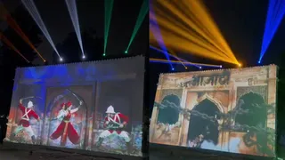 गांधी बाग में क्रांति गाथा पर आधारित लाइट एंड साउंड शो का किया जा रहा ट्रायल