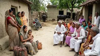 मधुबनी में दहेज में बाइक और भैंस की मांग (एआई जेनरेटेड तस्वीर)