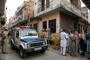 फरीदाबाद में विवाहिता का शव फंदे पर मिला ( एआई इमेज )