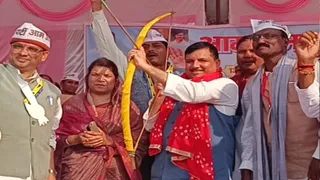 संजय सिंह ने सोनभद्र में उठाया किसानों की जमीन अधिग्रहण का मुद्दा, AAP करेगी आंदोलन।
