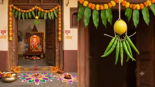 घर पर नींबू और मिर्च क्यों लटकाएं? (Picture Credits- AI Images)