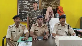 पुलिस ने गिरफ्तार किया आरोपी। फोटो जागरण