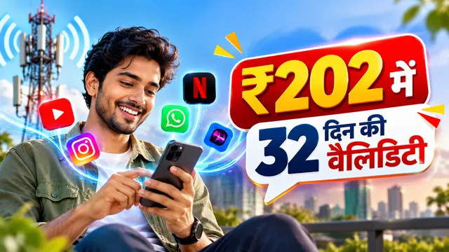 महंगे प्लान्स से हैं परेशान? सिर्फ ₹202 देकर यहां पाएं 32 दिन तक की वैलिडिटी, कॉलिंग और डेटा के साथ इंश्योरेंस भी