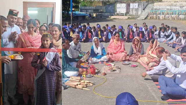 हिमाचल: जर्जर हो चुका था स्कूल भवन, जनसहयोग से बना दिए 4 कमरे; नेता या अधिकारी के बजाय छात्रा से करवाया उद्घाटन
