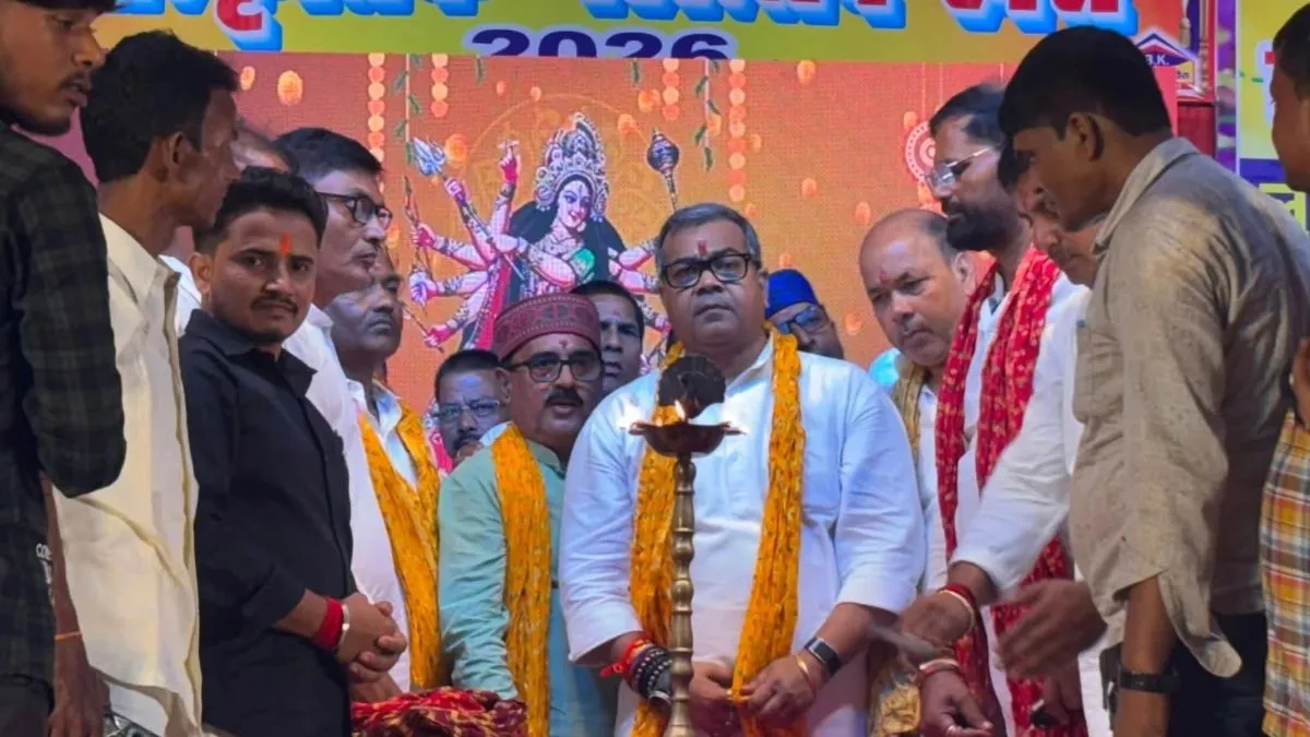 Jamui Khaira Dandiya Utsav MP Arun Bharti Pledges Festival Development (1)
