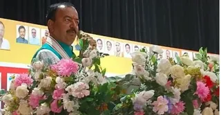 राजकीय मेडिकल कालेज सभागार में डिप्टी सीएम केशव प्रसाद मौर्य। जागरण