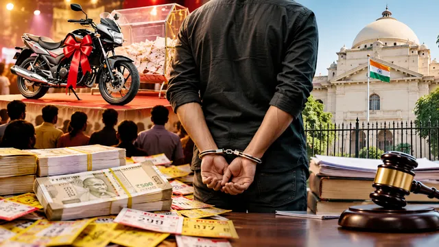 लकी ड्राॅ में बाइक व पैसे दोगुने का झांसा देकर 300 लोगों से ठगी, 36 हजार लौटाने के आदेश पर भी नहीं माना, अब जेल
