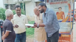 जगदेवनगर में पीएनजी कनेक्शन के लिए चलाया जा रहा जागरूकता अभियान। सौ: कंपनी