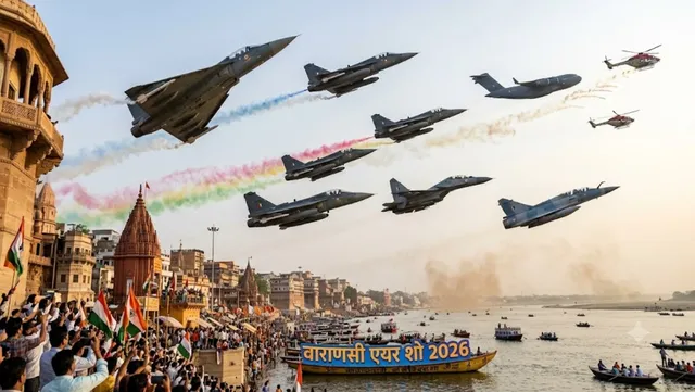 वाराणसी के आसमान में गरजेंगे कौन-से विमान? एयर शो की अंतिम रूपरेखा 21 अक्टूबर को आएगी सामने, एयरफोर्स जारी करेगा पूरा कार्यक्रम
