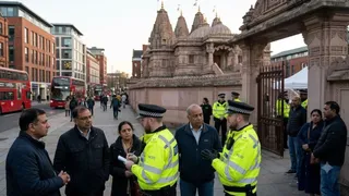 ब्रिटेन में हिंदुओं पर बढ़ते नफरती हमले (यह तस्वीर AI की मदद से बनाई गई है।)