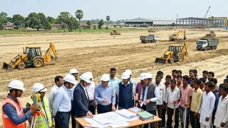 बनेगा विशाल इंडस्ट्रियल हब (एआई जेनरेटेड तस्वीर)