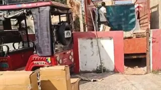 दरभंगा में शराब तस्करों पर हुई कार्रवाई।