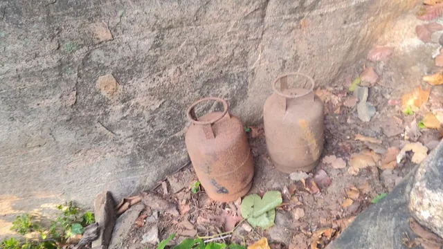 गढ़वा में बूढ़ा पहाड़ के जंगल से सुरक्षाबलों ने बरामद किए 2 गैस सिलेंडर, CRPF और पुलिस की जांच जारी