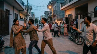 हापुड़ में महिला की निजी तस्वीरें प्रसारित कर धमकाया ( एआई इमेज )
