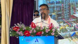 CM शुभेंदु ने किया 6000 करोड़ के फिनाल प्लांट का उद्घाटन (स्क्रीनग्रैब)