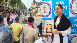 आजमगढ़ में दर्दनाक सड़क हादसा: ट्रेलर ने ली छात्रा की जान, चचेरा भाई घायल।
