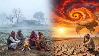 सुपर अल नीनो तोड़ेगा सारे रिकॉर्ड (यह तस्वीर AI की मदद से बनाई गई है।)