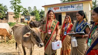 बिहार में 50 लाख जीविका दीदियां बनेंगी सुधा सखी, दुग्ध उत्पादन में महिलाओं की बढ़ेगी भागीदारी (AI Generated Image)