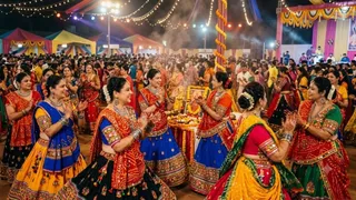 गरबा में जरूर गाया जाता है डाकला गीत (AI Generated Image)