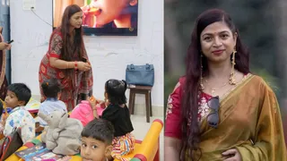 जमालपुर में संचालित 'डिवाइन रोज स्कूल' में स्मार्ट क्लास और खेलकूद के जरिए शिक्षा ग्रहण करते बच्चे।