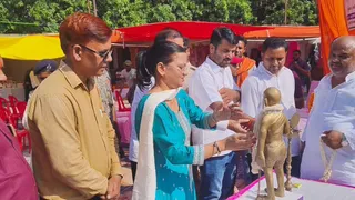 प्रदर्शनी मेला का गुरुवार को एसडीएम चांदनी कुमारी ने उद्घाटन किया।