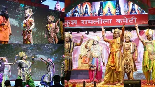 दिल्ली की लव कुश रामलीला में टेक्नोलॉजी का अनोखा संगम