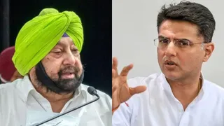 पंजाब के पूर्व मुख्यमंत्री कैप्टन अमरिंदर सिंह और पंजाब कांग्रेस प्रभारी सचिन पायलट।