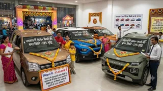 वाराणसी में नवरात्र पर कारों की बंपर बिक्री, 5 दिन में 900 गाड़ियां बिकीं।