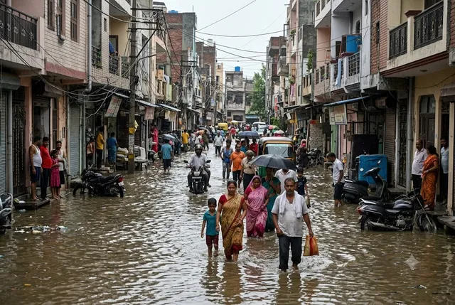 बारिश के बाद खोड़ा में जलभराव से जनजीवन अस्त-व्यस्त, लोगों को भारी परेशानी