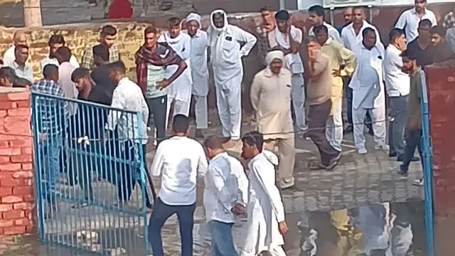 जींद में जमीन के टुकड़े के लिए पूर्व सरपंच पिता ने ली बेटे की जान, पुलिस के सामने मारी 8 गोलियां
