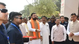महवल मे मुख्यमंत्री सम्राट चौधरी ने मेगा लेदर क्लस्टर का किया उद्घाटन। फोटो सौ. जागरण