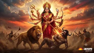 मां दुर्गा के अनेक नाम। (Picture Credit- AI Generated)