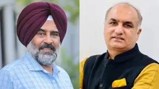 पीपीसीसी प्रधान परगट सिंह और दीपक बाली।