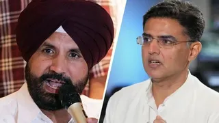 राजा वड़िंग औ सचिन पायलट (फाइल फोटो)
