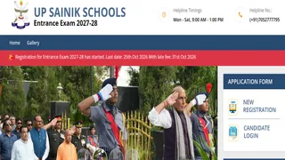 up sainik schools entrance exam 2027-28