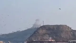 हूती मिसाइल हमले से दहला राष्ट्रपति भवन (फोटो-सोशल मीडिया)