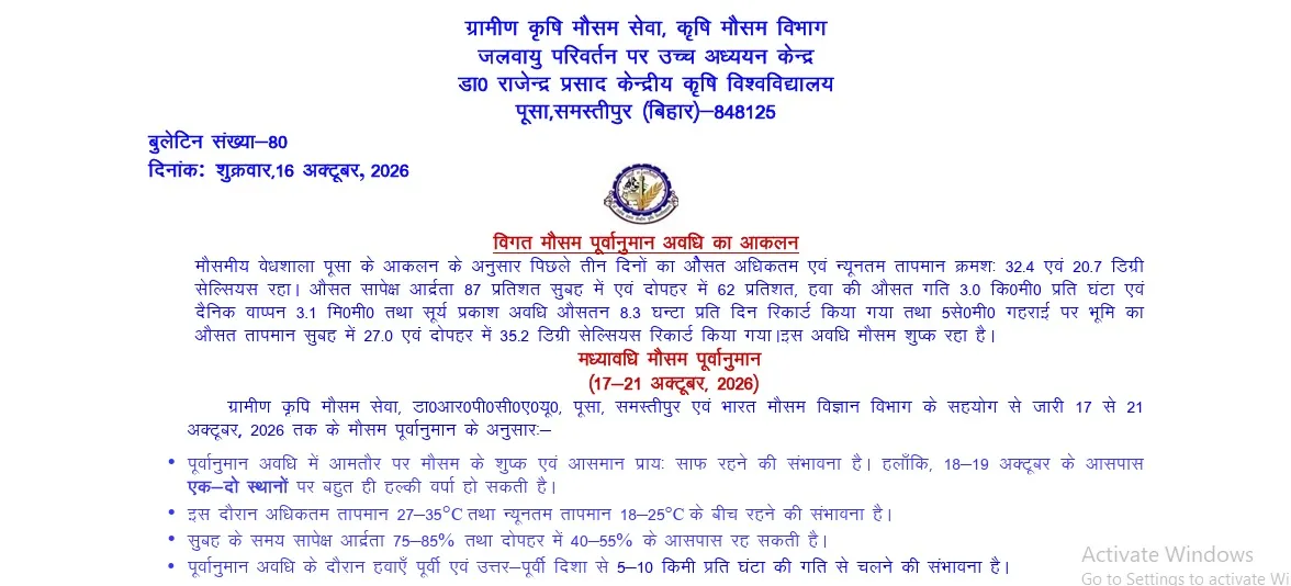 Bihar weather update