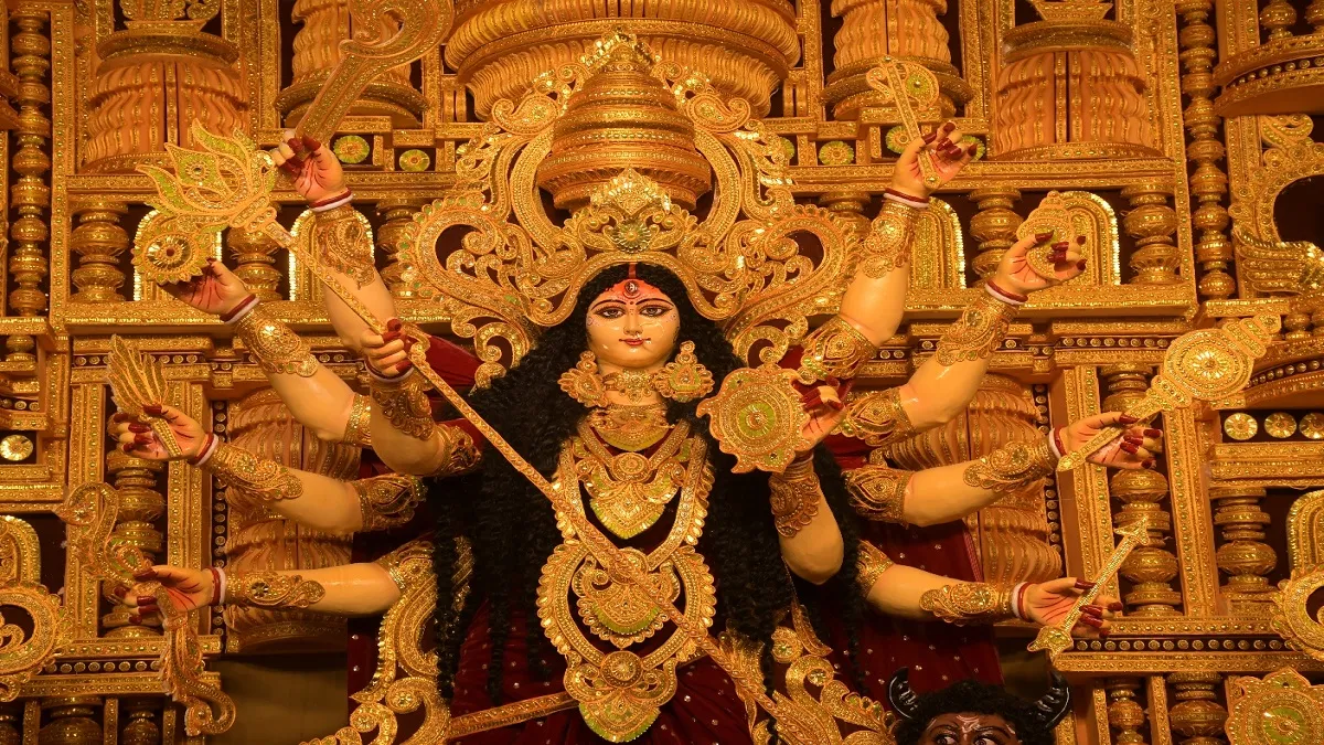 Durga Idol at Bai ka Bag Prayagraj