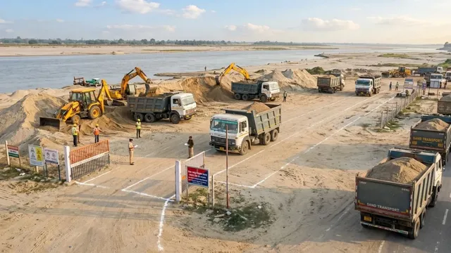 लखीसराय में बालू किल्लत से मिलेगी राहत, आज से घाटों पर खनन की अनुमति, बाजार में बढ़ेगी उपलब्धता

