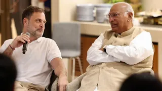 मल्लिकार्जुन खरगे ने राहुल गांधी पर कसा तंज। (फोटो- पीटीआई।)