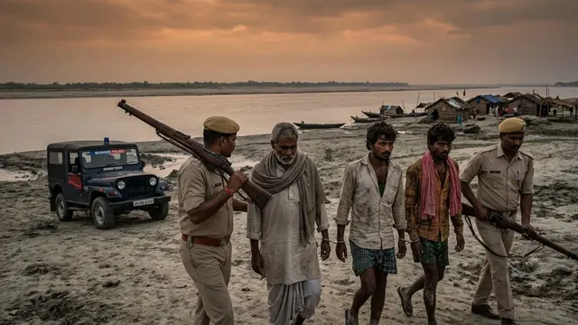 मुंगेर दियारा में थ्री नॉट थ्री राइफल के साथ 3 गिरफ्तार, 15 साल पुराने खूनी माओवादी कांड से जुड़ रहे तार
