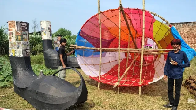 बागपत में जलेगा 50 फीट का रावण, 500 बमों के धमाकों से गूंजेगा मैदान