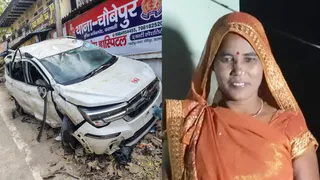 वाराणसी में भीषण सड़क हादसा, दुबई से लौटे पति को एयरपोर्ट से ला रही पत्नी की मौत।