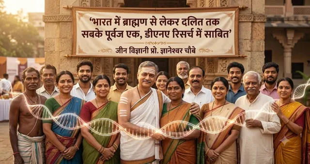 भारत में ब्राह्मण से लेकर दलित तक सबके पूर्वज एक, डीएनए रिसर्च में साबित : प्रो. ज्ञानेश्वर