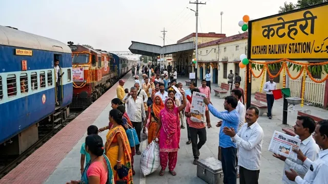 अंबेडकर नगर के कटेहरी रेलवे स्टेशन पर टूटेगी सात साल की खामोशी, कल से रुकेंगी ट्रेनें

