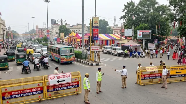 लखनऊ में कन्या पूजन और दुर्गा प्रतिमा विसर्जन को लेकर रूट डायवर्जन, हजरतगंज और बंदरियाबाग समेत कई रास्तों का बदला रहेगा ट्रैफिक
